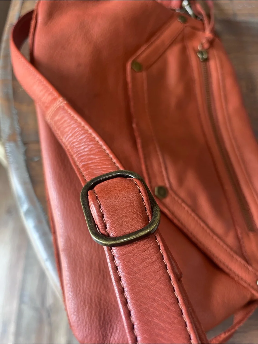 Day & Mood  Boho fold-over crossbody bag.